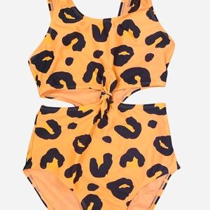 Art Class Orange and Purple Swimsuit